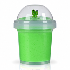 LIT Slime Animal Charms Collection Scented Slime Jar (7.1oz) Minty Frog