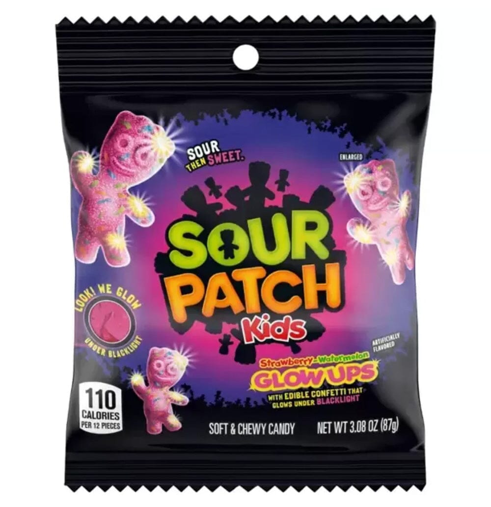 Sour Patch Kid: Strawberry Watermelon Glow Ups (87g) Simple Sour Patch Kids