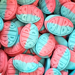 BUB's Godis: Sour Raspberry & Blueberry Goody Ovals (90g) Simple Showcase
