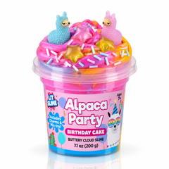 LIT Slime Animal Charms Collection Scented Slime Jar (7.1oz) Alpaca Party