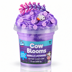LIT Slime Animal Charms Collection Scented Slime Jar (7.1oz) Cow Blooms