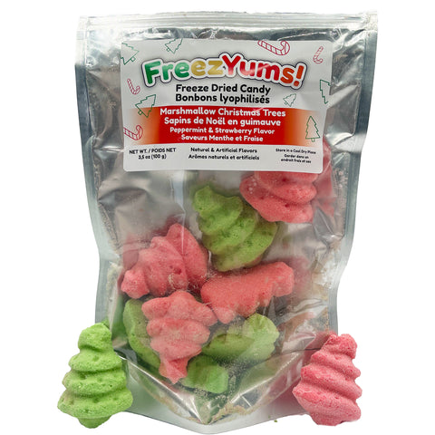 FreezYums Freeze Dried Christmas Tree Marshmallow Candy (100g)