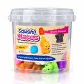Squishi Mates Mochi Taba Squishy Fidget Toy Tub (36pc)