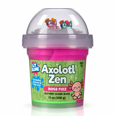 LIT Slime Animal Charms Collection Scented Slime Jar (7.1oz) Axolotl Zen