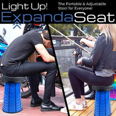 ExpandaSeat: Collapsible Stool w/ Light Up Base! Simple Showcase