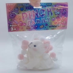 Pinch Family: Taba Squishy White Cat Fidget Simple Pinch Family