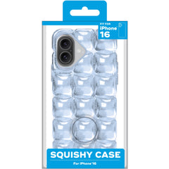 SugarSqueez Squishy Fidget Jelly iPhone Case in Blue or Pink (1pc) Fit For iPhone 16
