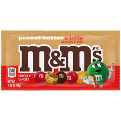 M&M’s Peanut Butter & Jelly Candy Bag, 1.41 oz Pack