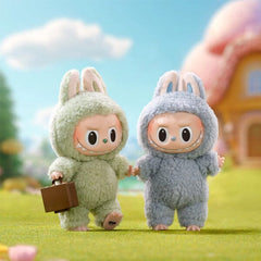 Pop Mart x THE MONSTERS: Exciting Macaron Series Plush Keyring Figurine Blind Box (1pc) Simple Pop Mart