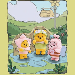 MINISO x Disney: Winnie The Pooh Heart Garden Series Collectible Figurine Blind Box (1pc) Simple MINISO