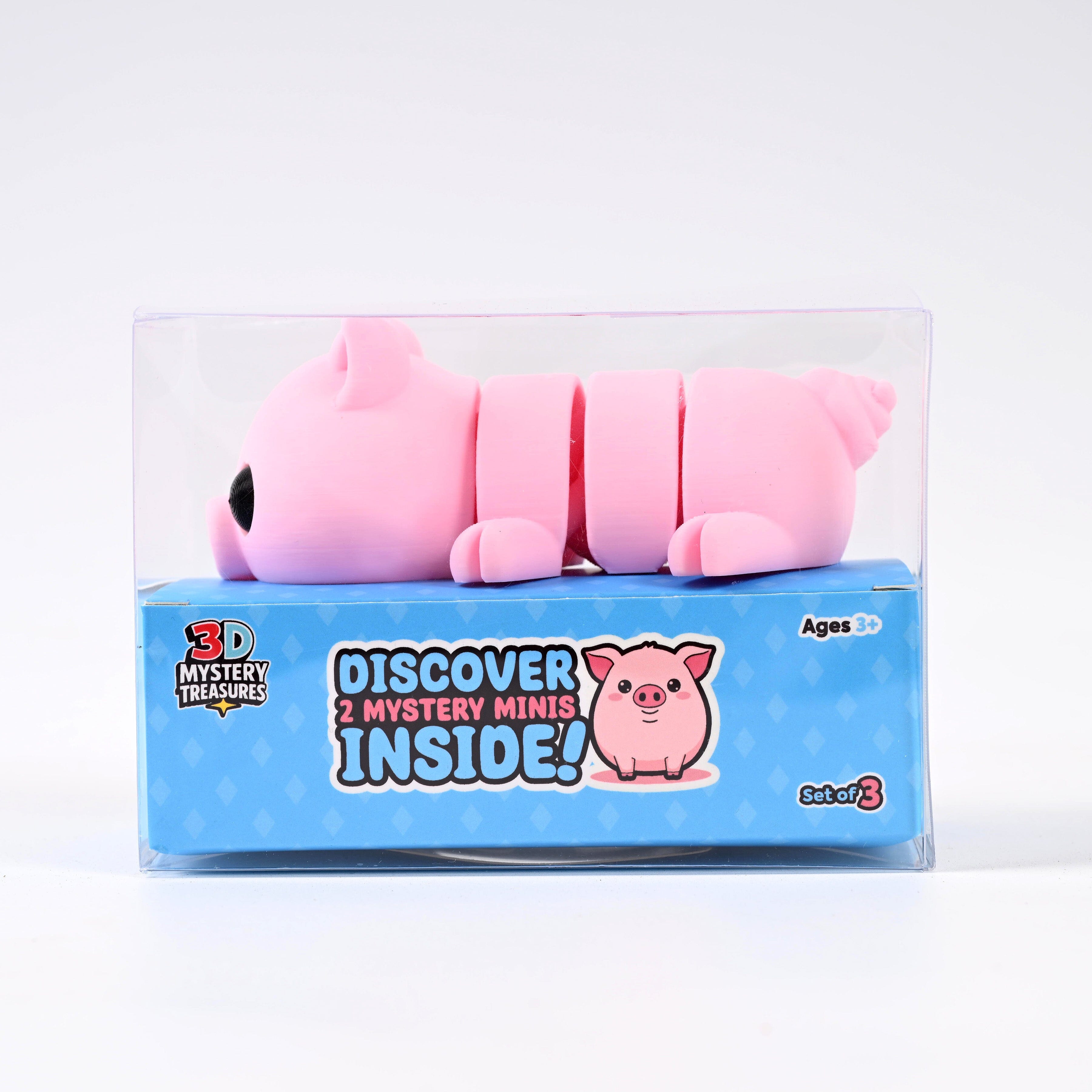 3D Mystery Treasures: Pig Fidget Simple Exclusive