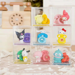 Sanrio: Hello Kitty & Friends Love Calling Series Collectible Figurine Blind Box Simple Hello Kitty