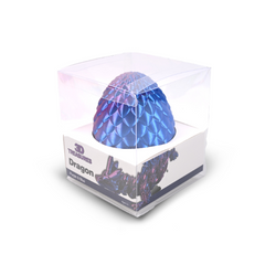 3D Printed Dragon With Egg Fidget Toy - Multiple Colours Simple Exclusive