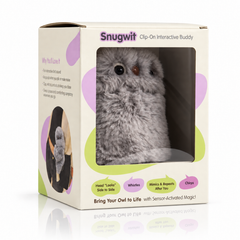 SnugWit: Clip-On Interactive Owl Sensory Plush Toy (1pc)