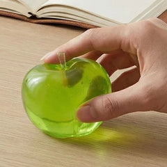 Green Apple Sparkly Maltose Stress Ball Squishy Fidget Toy (1pc)