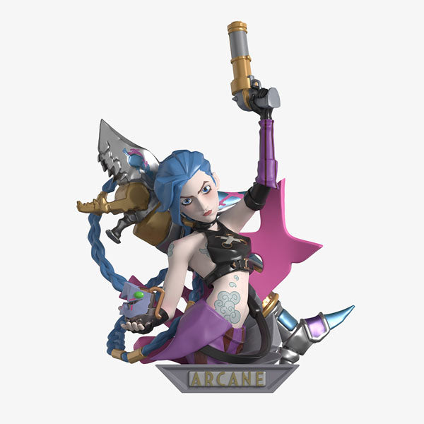 Pop Mart x League Of Legends: Arcane Series Collectible Figurine Blind Box (1pc) Simple Pop Mart