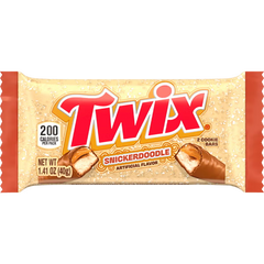 TWIX Snickerdoodle Cookie Chocolate Candy Bars, 1.4 Oz Pack