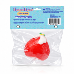 SqueezeSquad Taba Deluxe Premium Silicone Squishies® Fidget Toy - Strawberry