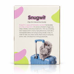 SnugWit: Clip-On Interactive Owl Sensory Plush Toy (1pc)