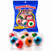 GummiYums! EyeBallz (8pc) Marshmallow Candy W/ Sour Fruity Centre