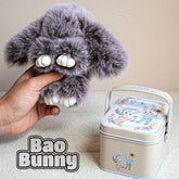 Bao Bunny Furry Kawaii Plush Keychain Mystery Tin (1pc) Simple Exclusive