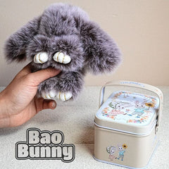 Bao Bunny Furry Kawaii Plush Keychain Mystery Tin (1pc) Simple Exclusive