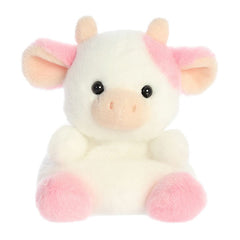 Original Palm Pals™ Belle Strawberry Cow 5" Plush Toy Simple Palm Pals