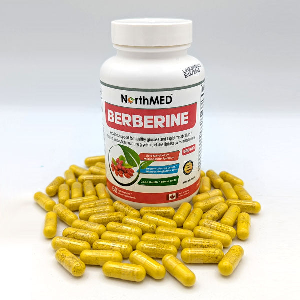 Berberine Supplement (60caps) | For Healthy Glucose & Lipid Metabolism