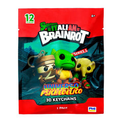 Skifidol Italian Brainrot Universo Psichedelico 3D Keychains Series 1 Blind Bag (1pc) Simple Italian Brainrot