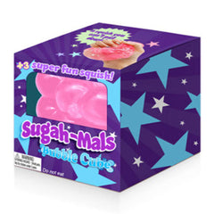 Sugah-Mals Bubble Cube Sugar Stress Ball Squishy Fidget Toy (1pc) Color Ships Assorted