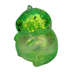 Capybara Kawaii Sparkly Stress Ball Squishy Fidget Toy (1pc) Color Ships Assorted
