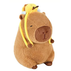 Capybara 9" Kawaii Bumblebee Backpack Plush Toy Simple Exclusive