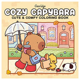 "Cozy Capybara" Coloring Book: Cute & Comfy Coloring by Coco Wyo (45 Pages)