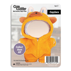 Outfit: Capybara Onesie Costume for Dolls - Petite Threads x Cozy Cuddler Simple Exclusive