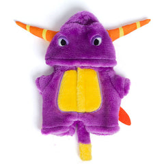 Outfit: Purple Dragon Onesie Costume for Dolls - Petite Threads x Cozy Cuddler Simple Exclusive