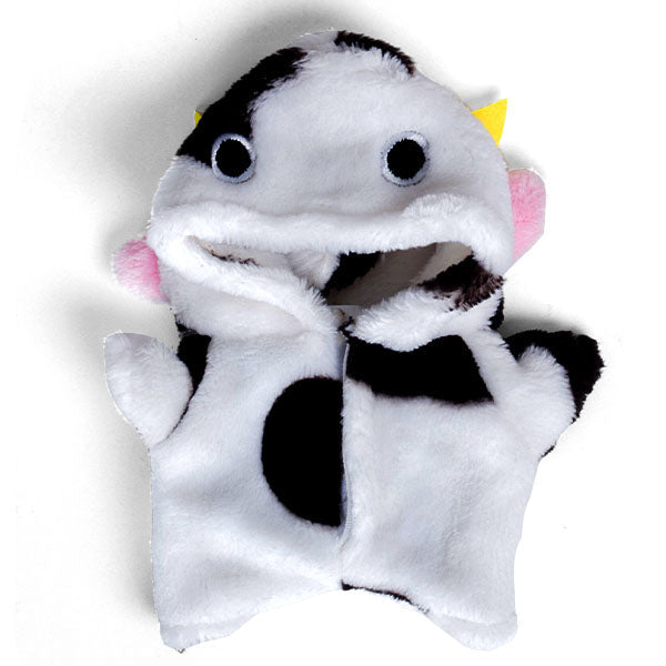 Outfit: Spotted Cow Onesie Costume for Dolls - Petite Threads x Cozy Cuddler Simple Exclusive