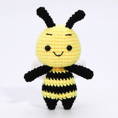 The LOOP Brigade: DIY Mini Crochet Plush Toy Complete Kit For Beginners - Chanel the Bumble Bee Simple Exclusive