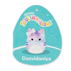 Squishmallows Super Soft Plush Toys 7.5" Dasvidaniya the Watercolor Cat Simple Squishmallows