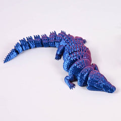 3D Treasures 3D-Printed Articulated Crocodile Fidget Toy (Multiple Colors) Simple Exclusive