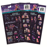 KPop Demon Hunters Sticker Pack (4 Sheets) Simple KPop Demon Hunters