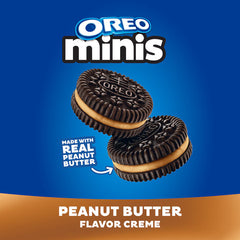 Oreo Mini Peanut Butter Chocolate Sandwich Cookies, 3 oz
