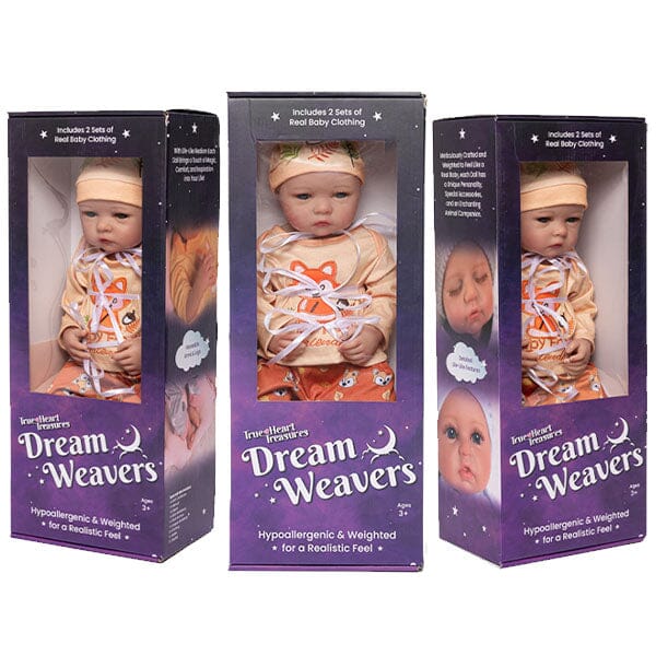 TrueHeart Treasures: Dream Weavers Collection Weighted Reborn Lifelike Baby Dolls (3kg) Baby Jenna Simple TrueHeart Treasures