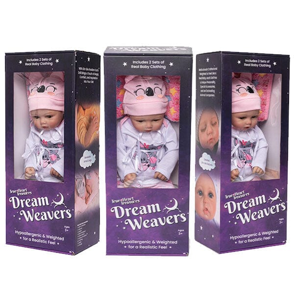 TrueHeart Treasures: Dream Weavers Collection Weighted Reborn Lifelike Baby Dolls (3kg) Baby Evangeline Simple TrueHeart Treasures