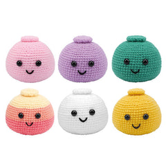 The LOOP Brigade: Mystery Dumplings DIY Crochet Plush Toy Complete Kit For Beginners Blind Bag