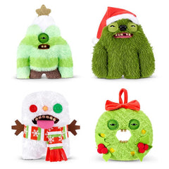 Fuggler Festive Fuggs Series 2 Collectible 9" Christmas Plush Toy Blind Box (1pc) Simple Fuggler