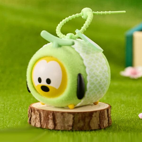 MINISO x Disney: Fruit Flocked Face Swap Series Figurine Keychain Blind Box (1pc) Simple MINISO