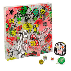 Fuggler Christmas Holiday Collectible Fidget Toy & Accessories Advent Countdown Calendar (24pc)