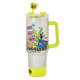 Fuggler 40oz Insulated Stainless Steel Drink Tumbler (1pc) Includes Straw & Charm