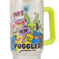 Fuggler 40oz Insulated Stainless Steel Drink Tumbler (1pc) Includes Straw & Charm