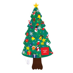 FunkyFir 63" DIY Musical Felt Christmas Tree with Motion-Sensor Lights